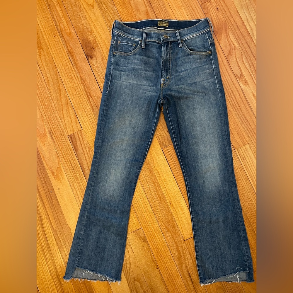 Mother Jeans. Size 27. Inside Crop Step Fray. Color- Not Rough Enough